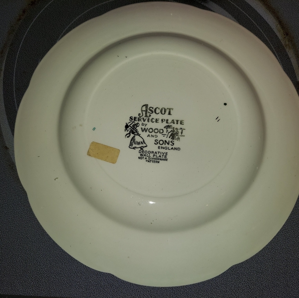 VINTAGE ASCOT PLATE ENGLAND - Picture 8 of 9